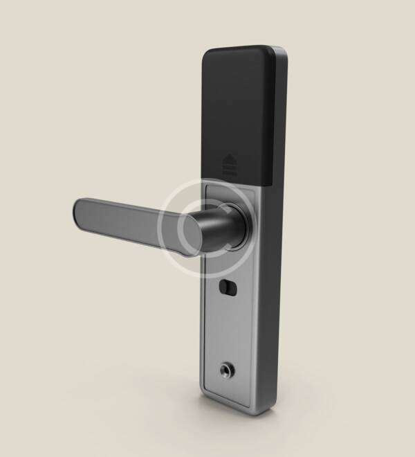 Steel door handle